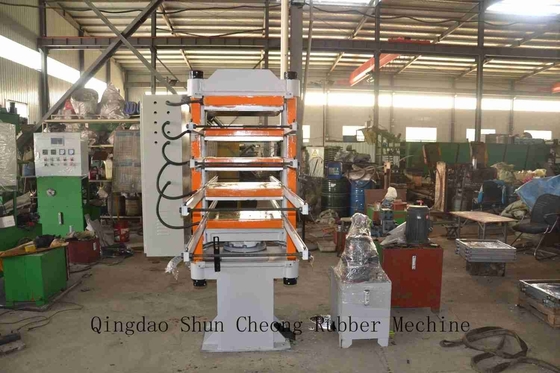 Automatic Hydraulic Heating Rubber Tile Vulcanizing Press