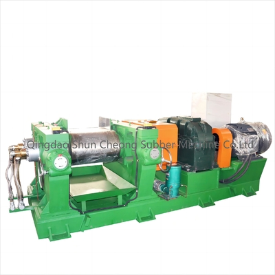 XKP 560 Two Rollers Rubber Cracker Mill / Waste Tyre Recycling Machine