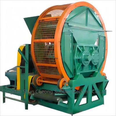 XKP-560 High Output Truck Tire Recycling Machine / Rubber Cracker Mill