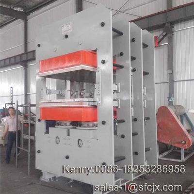 1200x1200 mm Frame Type Plate Hydraulic Curing Press for Rubber Plate / Rubber Carpet