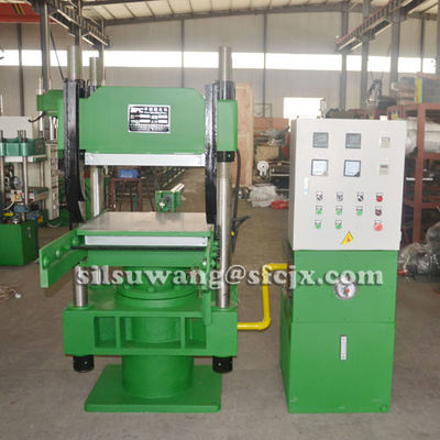 ISO Rubber Vulcanizing Press Machine With Top Mold Sliding Pathway