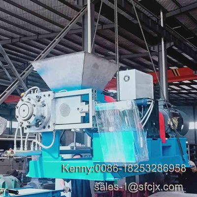 Force Feeding Single Screw Rubber Extruder With Strainer