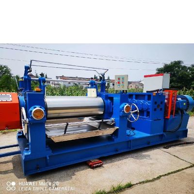 Rubber Refining Mill For Reclaimed Rubber Machine / XK-450 Rubber Mixing Mill Machine