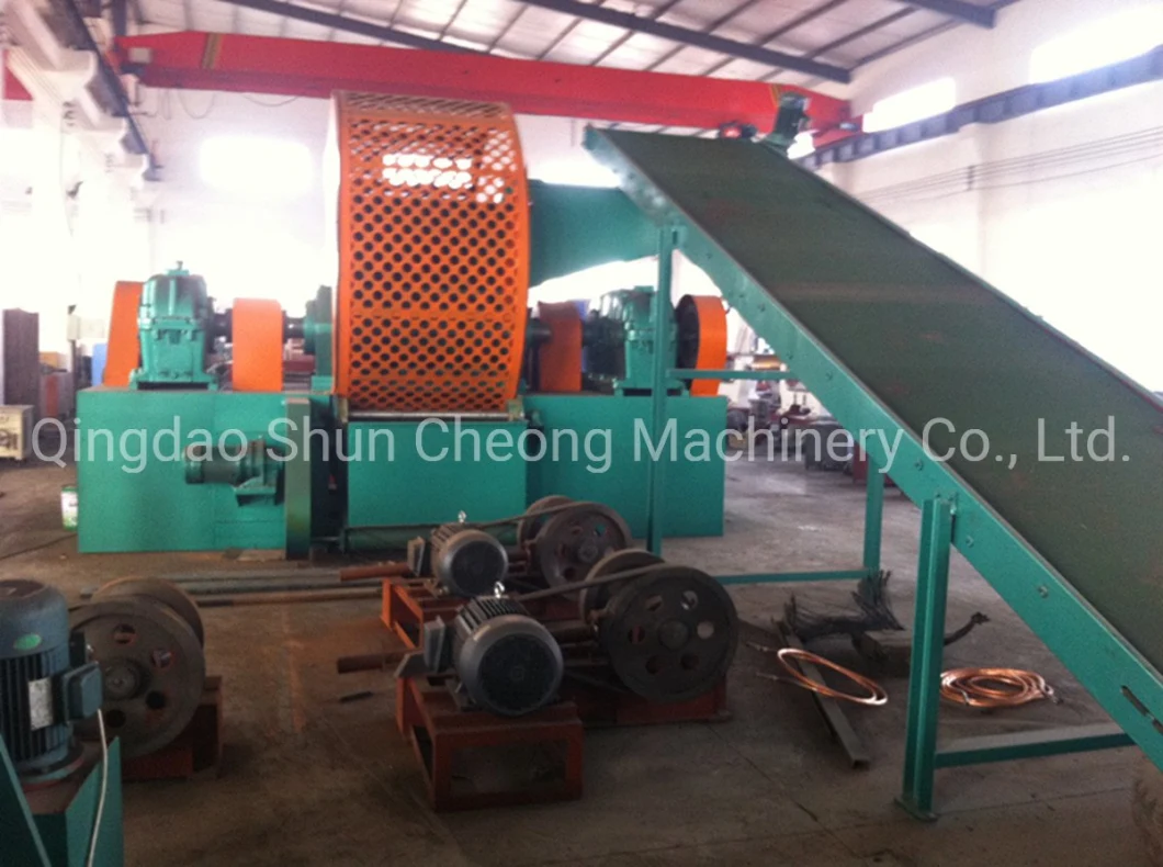 Zps-1200 Type Waste Tire Shredding Crushing Machine